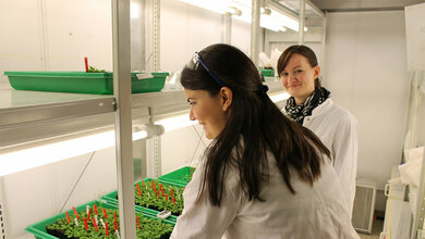 Die_Bayreuther_Doktorandinnen_Carolin_Kerl_und_Colleen_Rafferty_Christian_Wissler.jpg Die Bayreuther Doktorandinnen Carolin Kerl und Colleen Rafferty