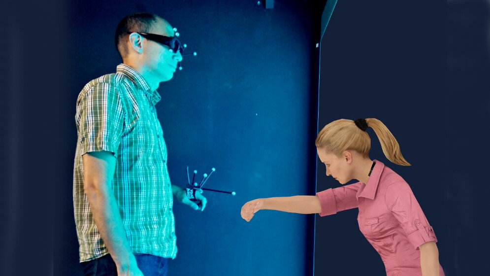 Forscher_im_Versuchsaufbau_mit_Avatar_Stephan_de_la_Rosa_MPI_fuer_biologische_Kybernetik_02052016.jpg Forscher im Versuchsaufbau