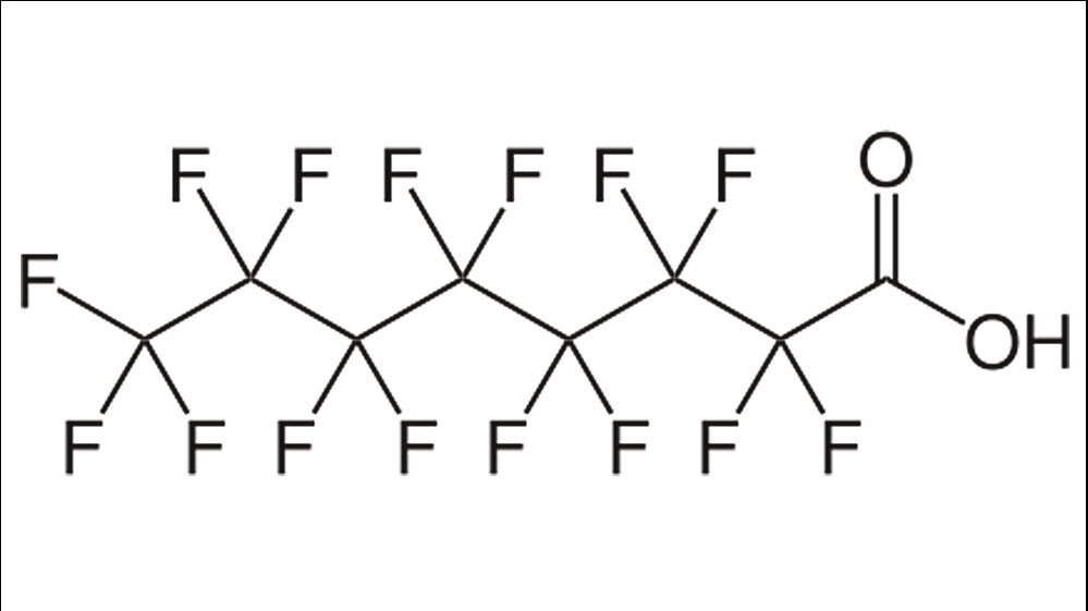 Perfluorooctanoic_acid_Von_Rhododendronbusch_eigenes_Werk_gemeinfrei_27052016.jpg Strukturformel der Perfluoroctansäure