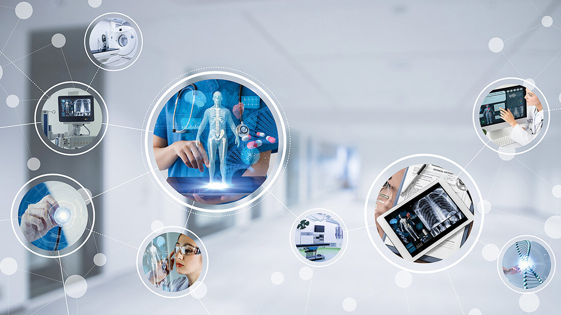 Künstliche Intelligenz (Teil 5) Titelbild zum Fachbeitrag zur IT-Gesamtarchitektur im Krankenhaus im Rahmen der Reihe über künstliche Intelligenz