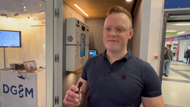 MROSS_Interview_DMEA.jpg Dr. Peter Michael Mross, Universität Marburg