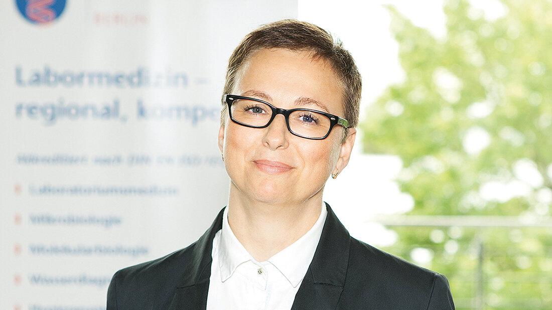 Interview mit Carola Jaster
vom MVZ Labor 28 Porträtfoto Carola Jaster