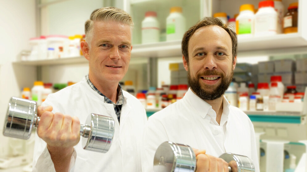 Professor_Dr_Kai_Wollert_Professor_Dr_Tibor_Kempf_von_links_MHHKaiser_25082016.jpg Professor Dr. Kai Wollert und Professor Dr. Tibor Kempf