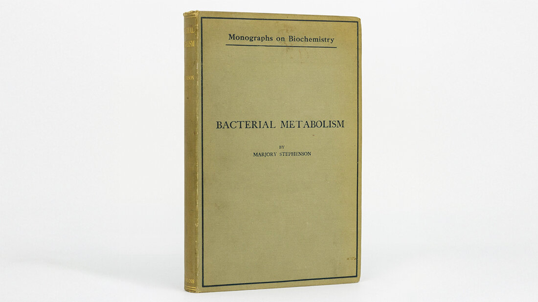 Bakterienmetabolismus und Hydrogenasen Foto des Buchs „Bacterial Metabolism“ von Marjory Stephenson